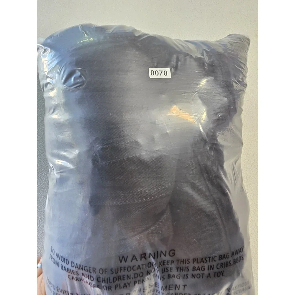 Levis Denim Jacket Adult Large Blk Sherpa Lined Black Tab Trucker Fleece